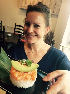 sushi in the british countryside